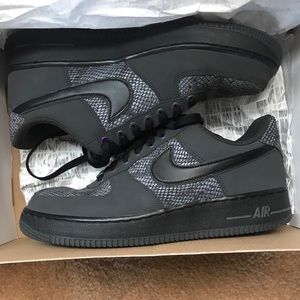 Nike Air Force 1 Anthracite black mens 9